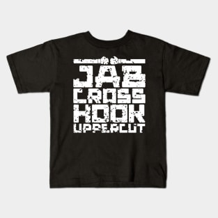 Aged Jab Cross Hook Uppercut Kids T-Shirt